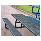 Picnic Table 96"x63"x28" (Green)