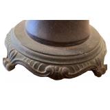 Copper Urn with Flared Top and Pedestal Base