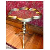 Gold Colored Alyssa Brand Accent Flower Shaped Accent Table
