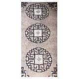 Hand Knotted Vintage Meditation Rug