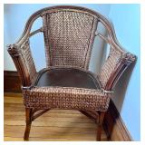Vintage Pier 1 Rattan Arm Chair