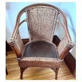 Vintage Pier 1 Rattan Arm Chair