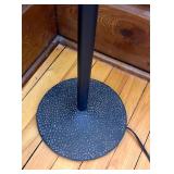 58" Floor Lamp with Black Metal Base
