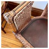 Vintage Pier 1 Rattan Arm Chair