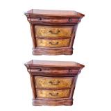 Pair of Ethan Allen Stunning End Tables