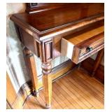 Beautiful Mahogany Entry Wall Table & Mirror