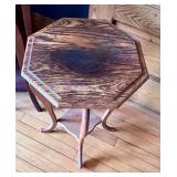 Duo of Small Wood Tables