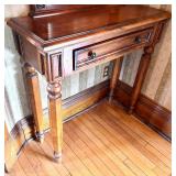 Beautiful Mahogany Entry Wall Table & Mirror