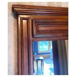 Beautiful Mahogany Entry Wall Table & Mirror