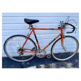Vintage Orange Sentinel Brand Bicycle