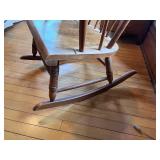Simple Solid Rocking Chair