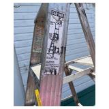 6 ft Aluminum Ladder & Garden Hose