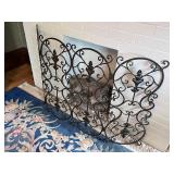 3 Panel Metal Fireplace Screen