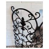 3 Panel Metal Fireplace Screen