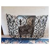 3 Panel Metal Fireplace Screen