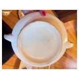 Four Pieces of China Including A Limoges Bramble 22K Gold Round Serving Plate