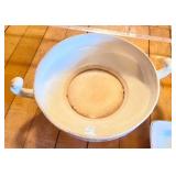 Four Pieces of China Including A Limoges Bramble 22K Gold Round Serving Plate