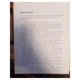 Large Non Objective Monotype Framed Print 