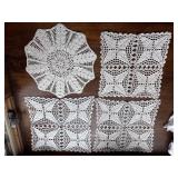 Variety of Gorgeous Vintage Doilies