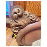 Victorian Style Carved Side Chair