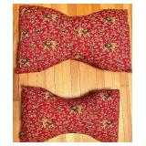 Bone Shaped Accent Pillows Made with Elephants Walk Rib Cord Upholstery Fabric