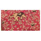 Bone Shaped Accent Pillows Made with Elephants Walk Rib Cord Upholstery Fabric