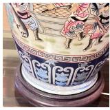 Famille Rose Chinese Porcelain Vase Converted Lamp