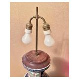 Famille Rose Chinese Porcelain Vase Converted Lamp