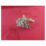 (CNTR) Vintage 18K Gold Plated Ring...