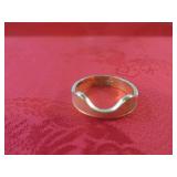 (CNTR) 14K Gold Plated Ring Size 7 ...
