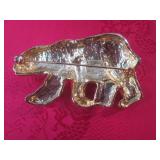 (CNTR) Vintage Enamel Polar Bear Br...