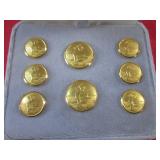 (CNTR) Set of Vintage Waterbury Gol...