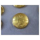 (CNTR) Set of Vintage Waterbury Gol...