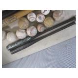 (FS) 2 Wood 2 Aluminum Bats and Ass...