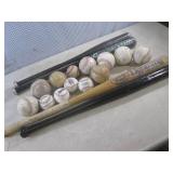 (FS) 2 Wood 2 Aluminum Bats and Ass...