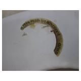 (A-2) 2 Vintage Porcelain Enamel Be...