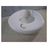 (A-2) 2 Vintage Porcelain Enamel Be...