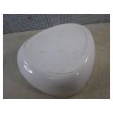 (A-2) 2 Vintage Porcelain Enamel Be...