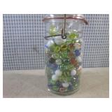 (EC1) Vintage Canning Jar Full of M...