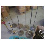 (FS) 6 Vintage Floor Lamp Bases, 2 ...