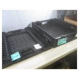 (EW3) 2 Foldable Plastic Crates 24"...