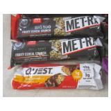 (B-1) 12 Assorted Protein Bars Date...