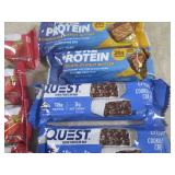 (B-2) 12 Assorted Protein Bars Past...