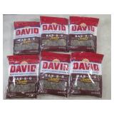 (B-2) 6 Bags David Bar-B-Que Jumbo ...