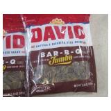 (B-2) 6 Bags David Bar-B-Que Jumbo ...