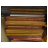 (B-123) 10 Leather Bound Books - Bu...