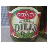(C-3) 2 Jars of Gedney Whole Dills ...