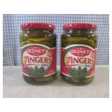 (C-3) 2 Jars of Gedney Zingers Dill...