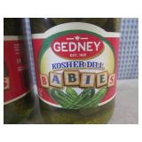 (C-3) 2 Jars of Gedney Kosher Dill ...