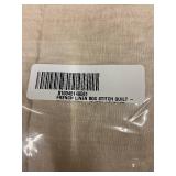 Damaged French Linen Box Stitch Quilt